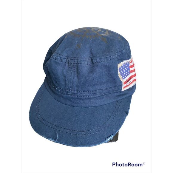 Vintage D&Y Distressed Cadet Cap/Hat - Picture 1 of 7